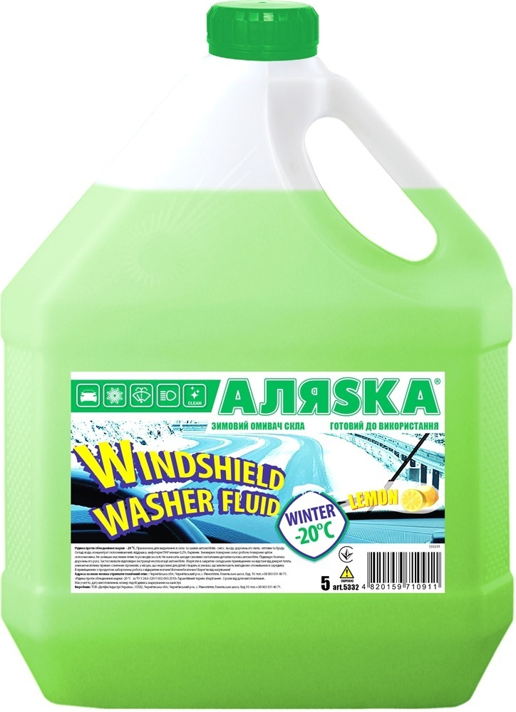 Омивач автомобільний Аляsка -20С Цитрус 5л (5332) фото1