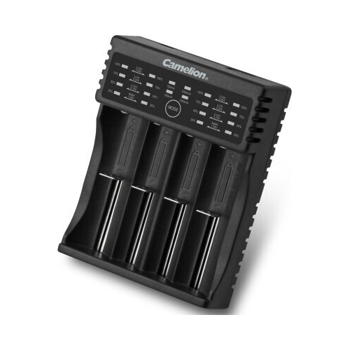 Зарядний пристрій для акумуляторів Camelion Univercal charger for Ni-MH 1.2V, Li-Fe 3.2V, Li-Ion 3.7 to 3.85V, Input DC