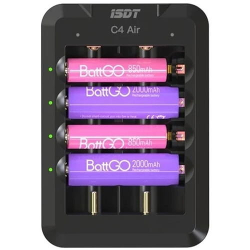 Зарядний пристрій для акумуляторів iSDT C4 Air Quick Battery Charger (iSDT-C4)