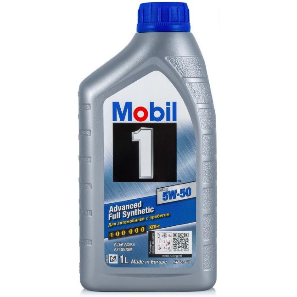 Моторное масло Mobil 1 5W50 1л (MB 5W50 M1 1L) фото1