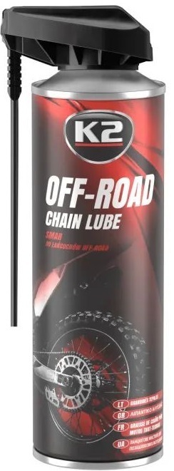 Мастило автомобільне K2 Off PRO Chain Lube 500мл (W140) фото1