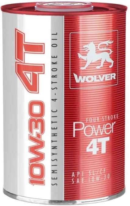 Моторное масло Wolver FOUR STROKE POWER 4T 10W-30 1 л (4260360943379) фото1