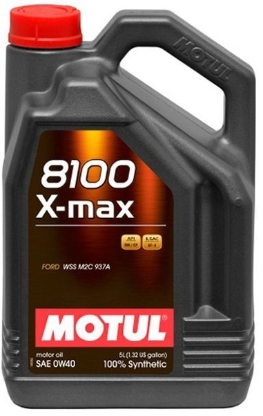 Моторное масло MOTUL 8100 X-max SAE 0W-40 5 л (104533) фото1