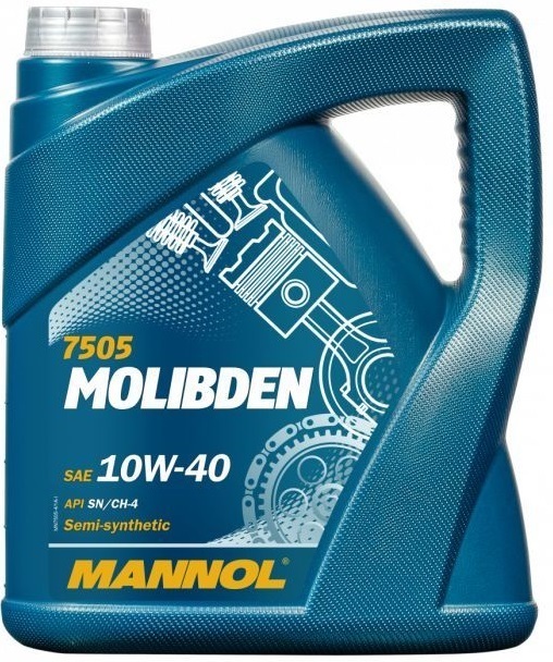 Моторна олива Mannol MOLIBDEN 4л 10W-40 (MN7505-4) фото1