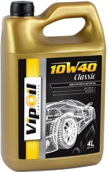 Моторна олива VIPOIL VipOil Classic 10W-40 SG/CD, 4л (0162833) фото1