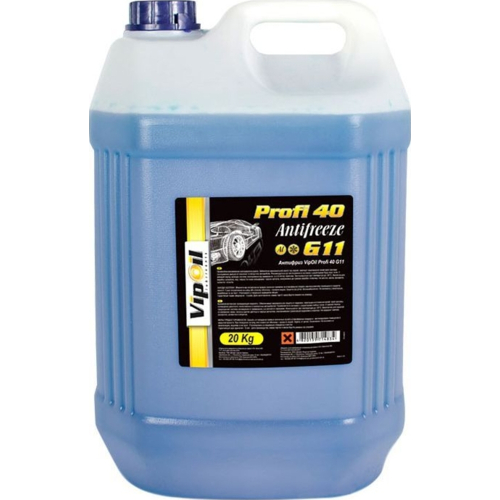 Антифриз VIPOIL G11 Profi 40 blue 20кг (701254)