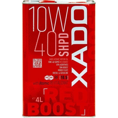 Моторное масло Xado 10W-40 SHPD Red Boost 4 л (ХА 26249)