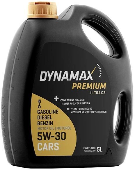 Моторна олива DYNAMAX PREMIUM ULTRA C2 5W30 5л (502074) фото1