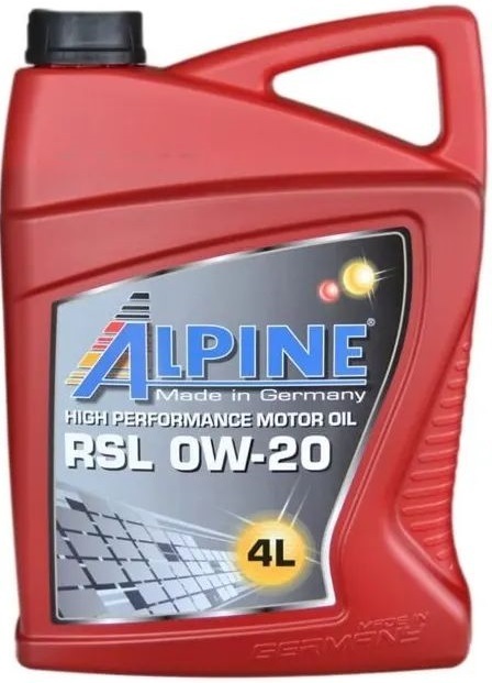 Моторна олива Alpine 0W-20 RSL 4л (0195-4) фото1