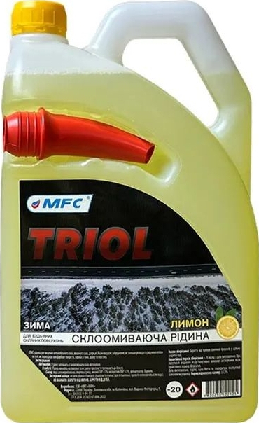 Омыватель автомобильный TRIOL Лимон -20 4 л (4820250122125) фото1