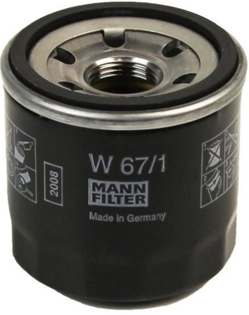 Фільтр масляний Mann W67/1