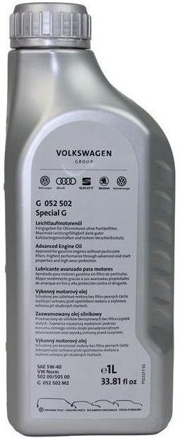 Моторное масло VAG VW Special G SAE 5W-40 1 л (7135) фото1