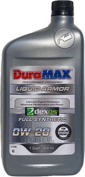 Моторное масло Duramax 0W-20 DEXOS G2 SYN 0,946 л фото1