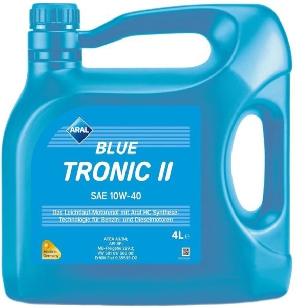 Моторное масло Aral BlueTronic II 10W-40 4 л (74468)