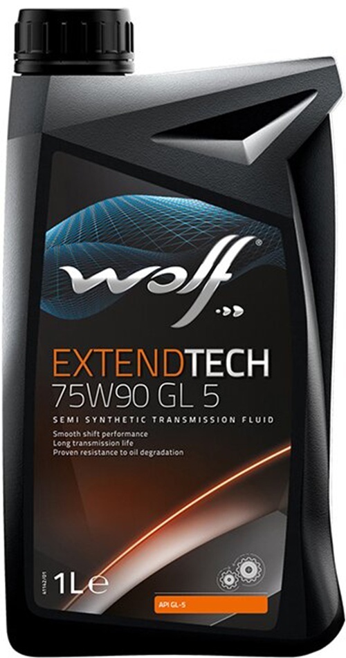 Трансмісійна олива Wolf EXTENDTECH 75W90 GL 5 1л (8303302) фото1
