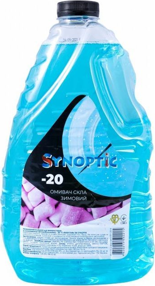 Омыватель автомобильный Synoptic зимний Bubble Gum (-20) 1 л (4820215592222) фото1