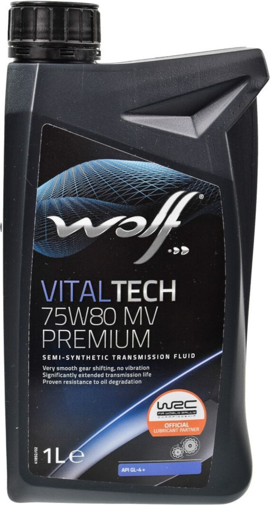 Трансмиссионное масло Wolf VITALTECH 75W80 MV PREMIUM 1 л (1048400)