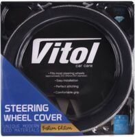 Чохол на руль Vitol M чорн. (VLOD-BRLT85 BK M)