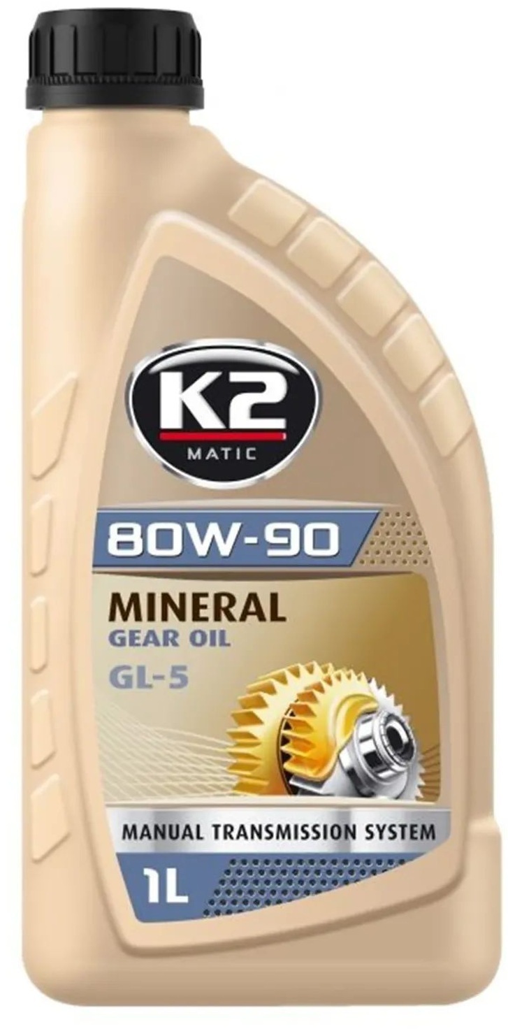 Трансмиссионное масло K2 Mineral Gear Oil GL-5 80W-90 1 л (O5541E)
