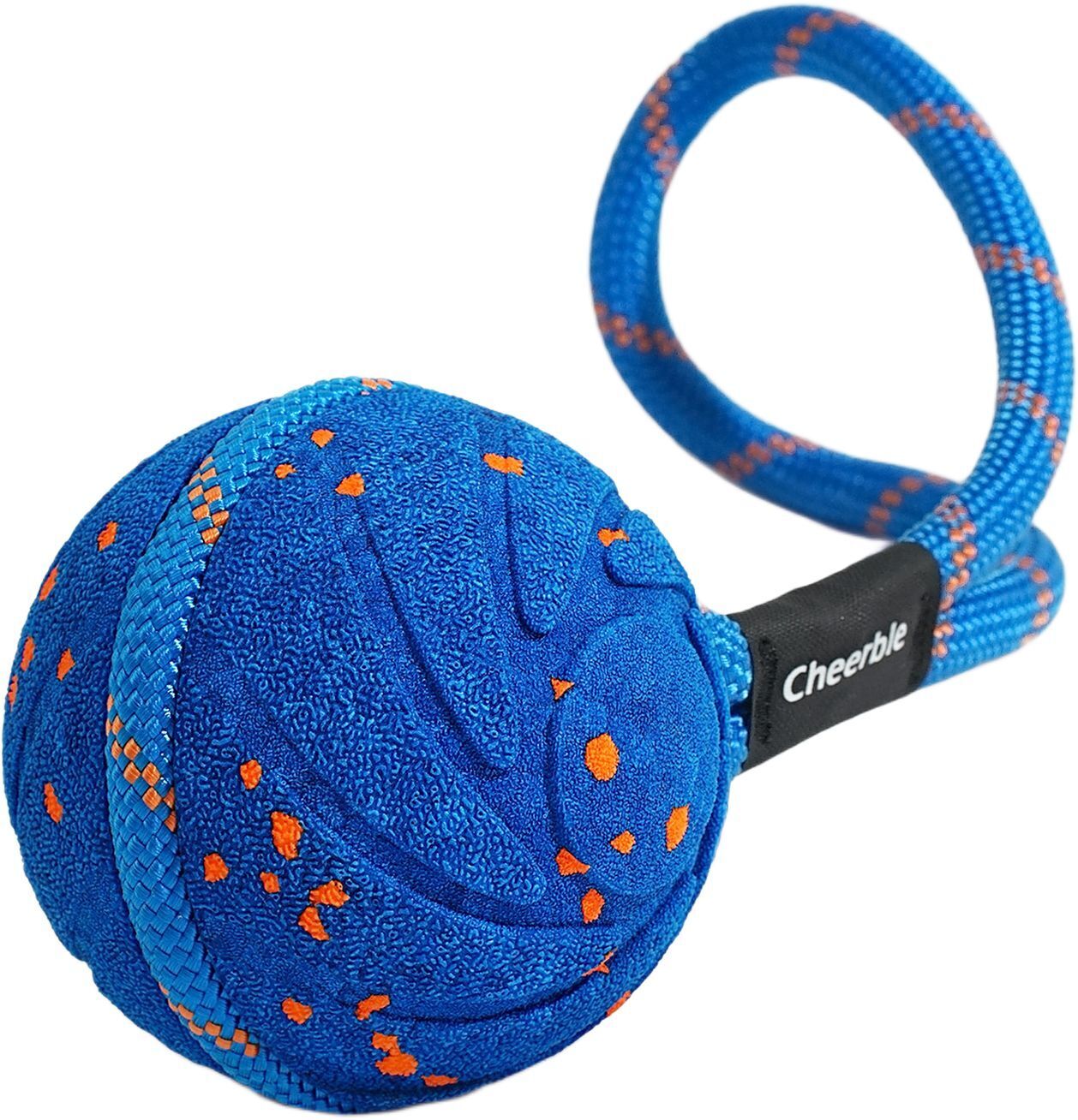 Інтерактивна іграшка для домашніх тварин Cheerble Wicked Ball Air Rope (Royal Blue) фото1
