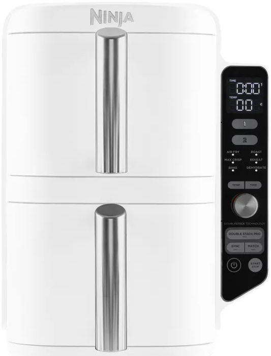 Мультипечь Ninja Double Stack XL 2-Level Air Fryer SL400EUWH фото1