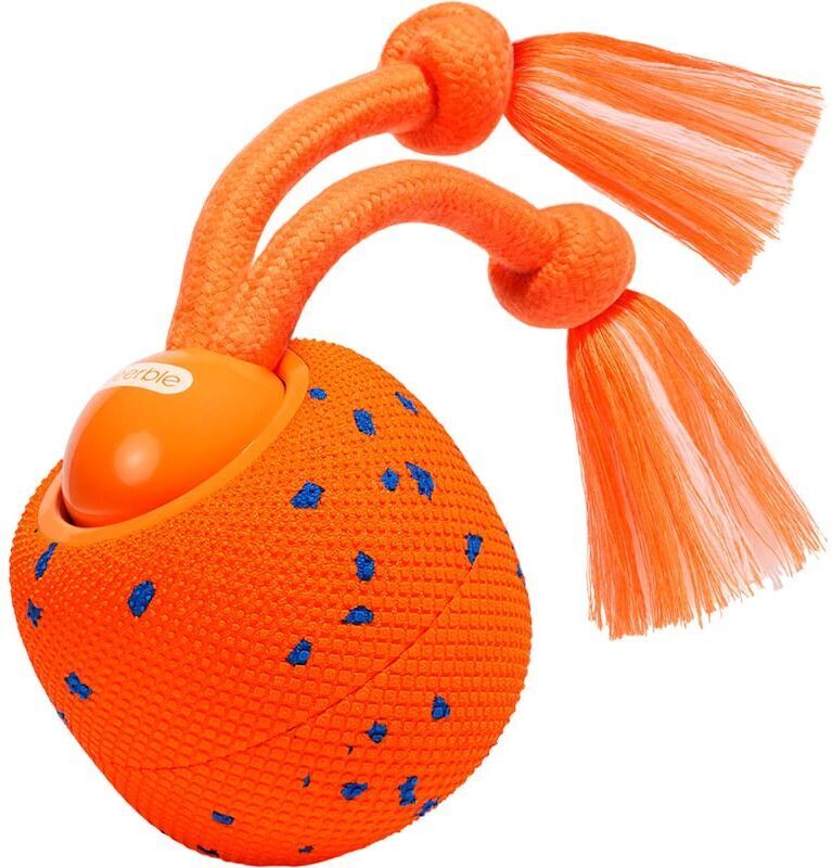 Інтерактивна іграшка для домашніх тварин Cheerble Wicked Ball Rolly (Bright Orange) фото1