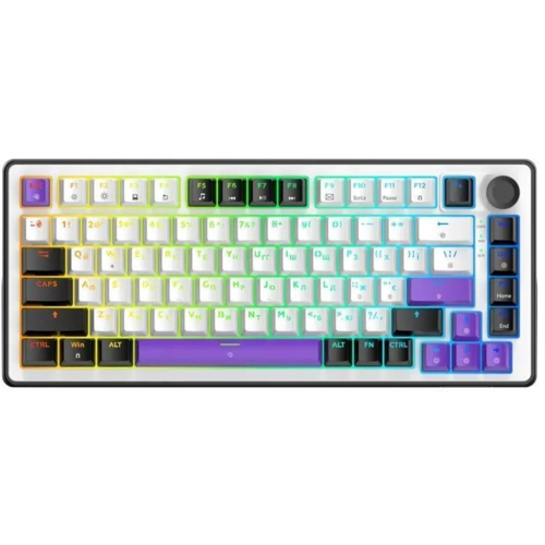 Игровая клавиатура Hator Hellyberry HK75 White-Violet