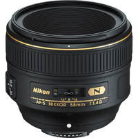 Об'єктив Nikon AF-S 58 мм f/1.4G (JAA136DA)