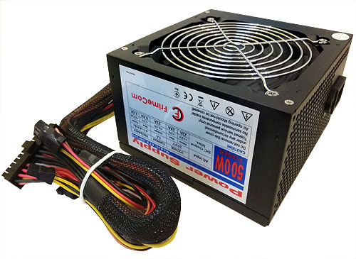 Блок живлення FrimeCom SM500R 500W, 12Fan, Bulk фото1