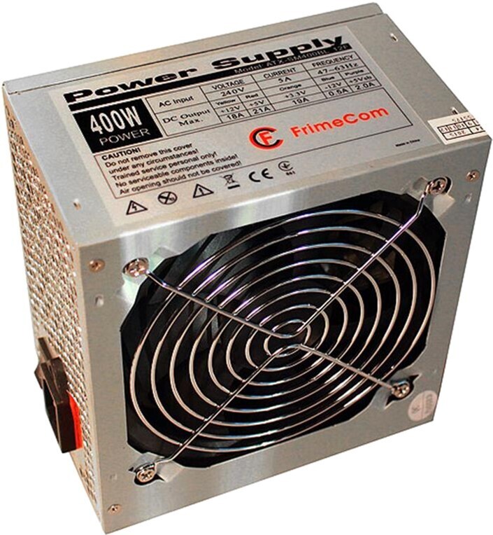 Блок живлення FrimeCom SM400BL 400W 12Fan без кабеля живлення фото1