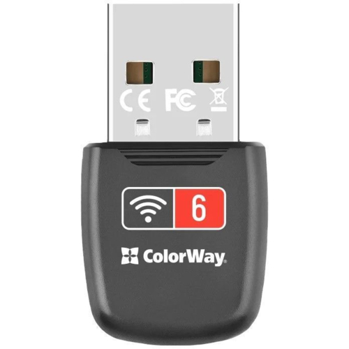 WiFi-адаптер ColorWay Wi-Fi 6 (CW-AD-W1)