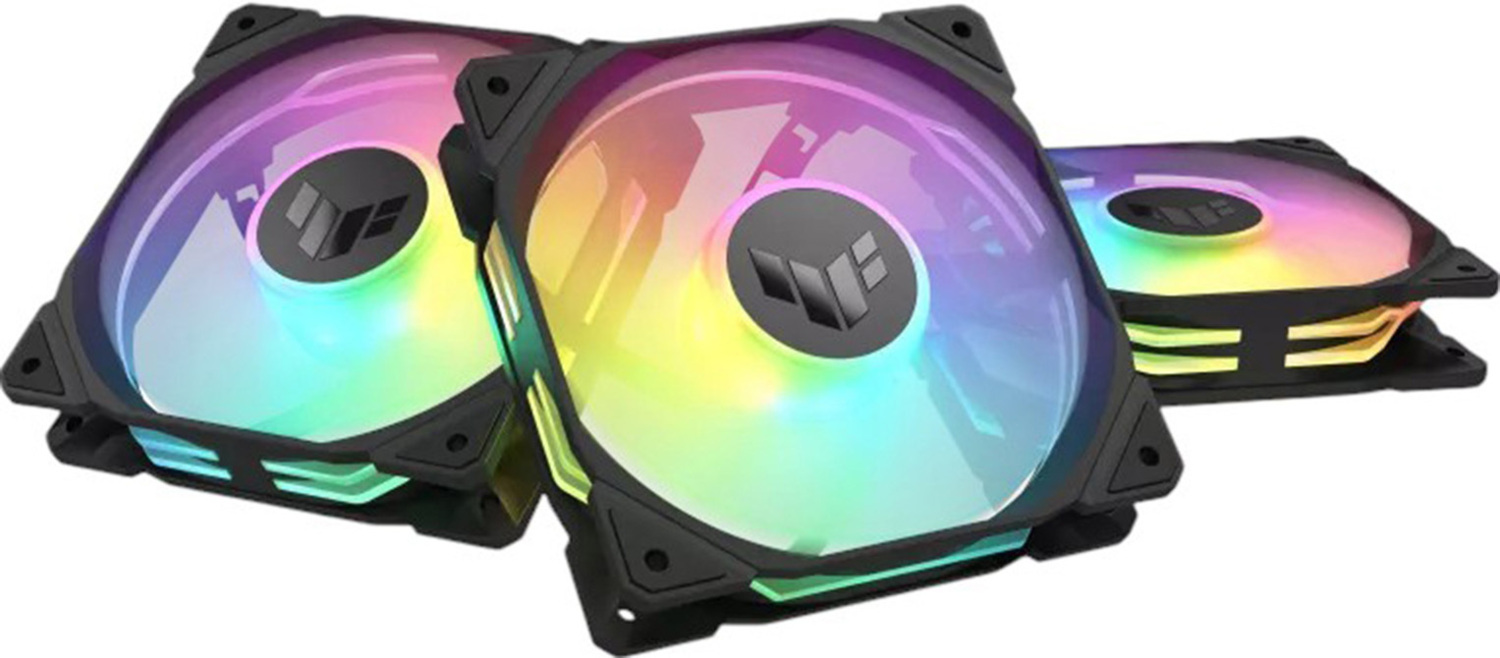 Корпусний вентилятор Asus TUF Gaming TR120 ARGB Triple Pack Black (90DA0090-B09020)