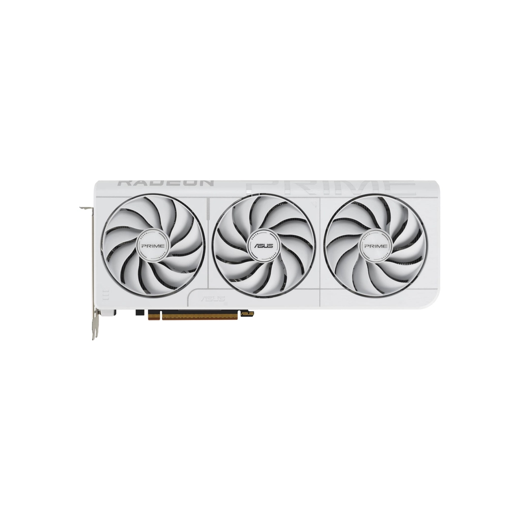 Видеокарта ASUS AMD Radeon RX 9070 XT 16GB GDDR6 Prime White OC (PRIME-RX9070XT-O16G-WHITE) фото1