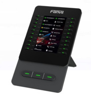 Модуль розширення Fanvil EM60, 1xUSB-C, 1xUSB-A, 4.3", до 60 DSS клавіш для V65, V66, V66 Pro