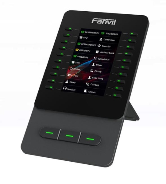 Модуль расширения Fanvil EM60, 1xUSB-C, 1xUSB-A, 4.3