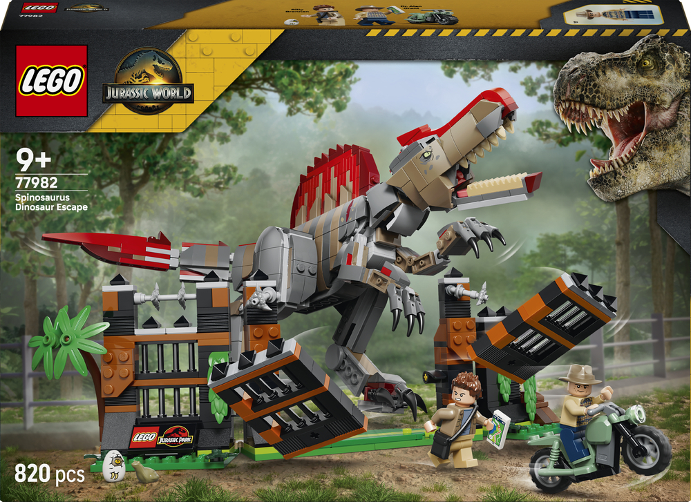 LEGO 77982 Jurassic World Побег спинозавра