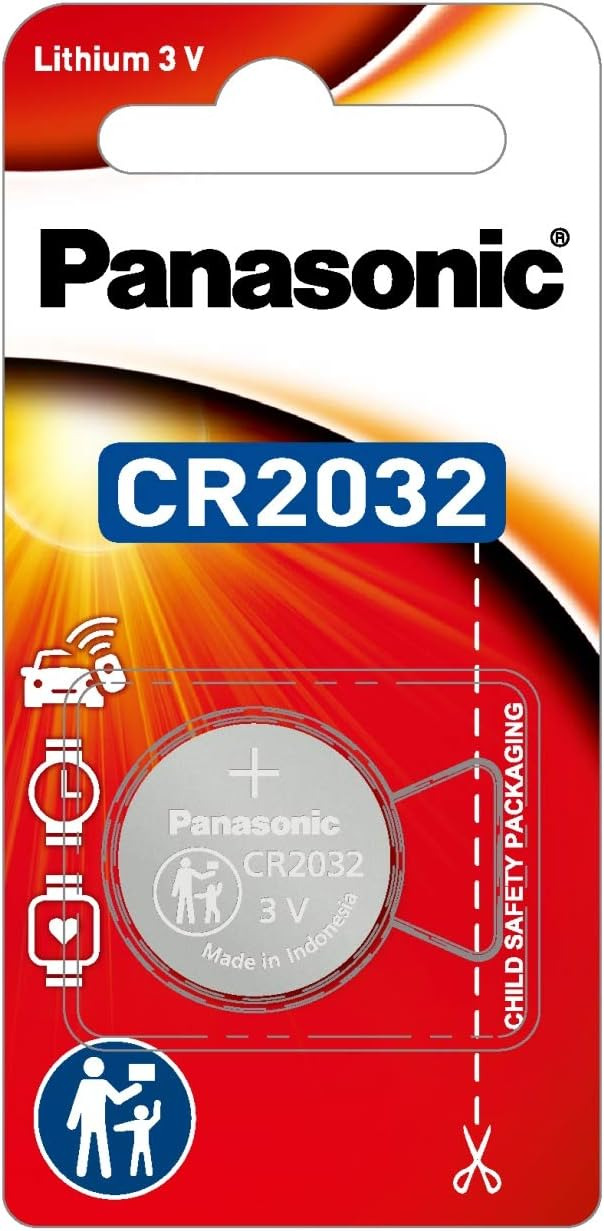 Батарейка Panasonic литиевая CR2032 блистер, 1 шт.