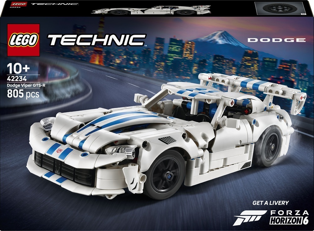 LEGO 42234 Technic Спортивный автомобиль Dodge Viper GTS-R