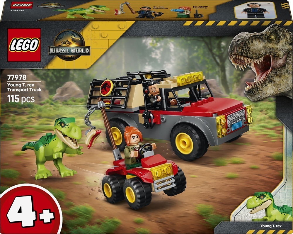 LEGO 77978 Jurassic World Вантажівка для перевезення молодого тиранозавра фото1