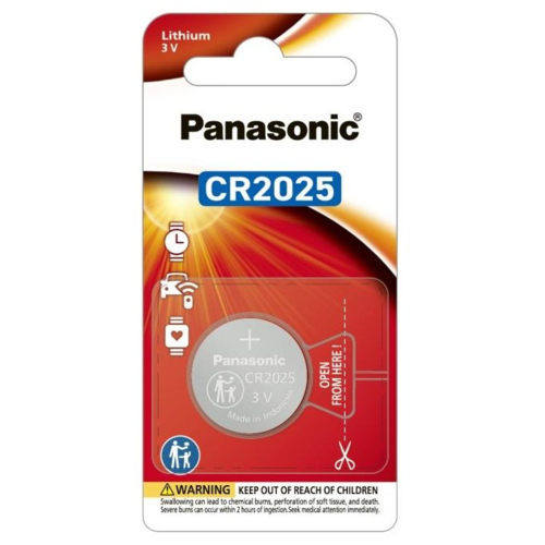 Батарейка Panasonic литиевая CR2025 блистер, 1 шт.