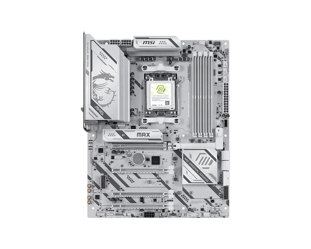 Материнcкая плата MSI MAG B850 GAMING PLUS MAX WIFI sAM5 B850 4xDDR5 M.2 DP Wi-Fi BT ATX