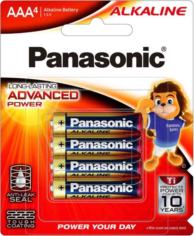 Батарейка Panasonic Alkaline Power щелочная AAA блистер, 4 шт.