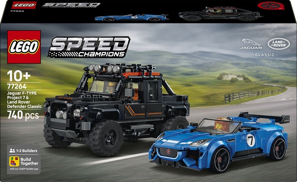 LEGO 77264 Speed Champions Jaguar Project 7 та Land Rover Defender фото1