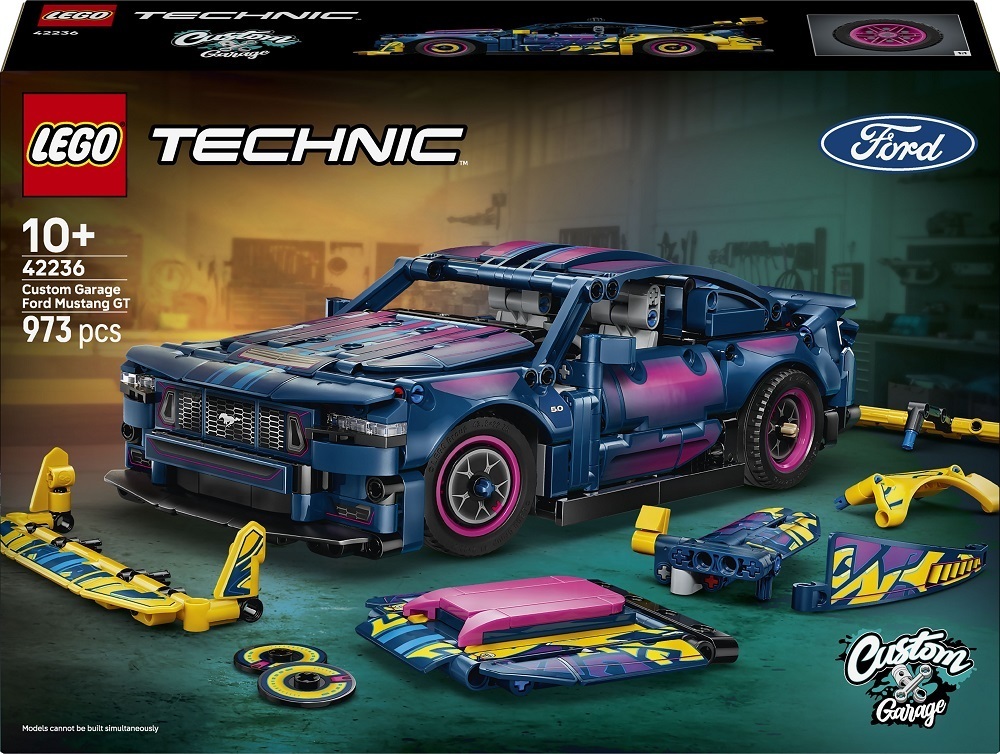 LEGO 42236 Technic Тюнінг-гараж з автомобілем Ford Mustang GT фото1