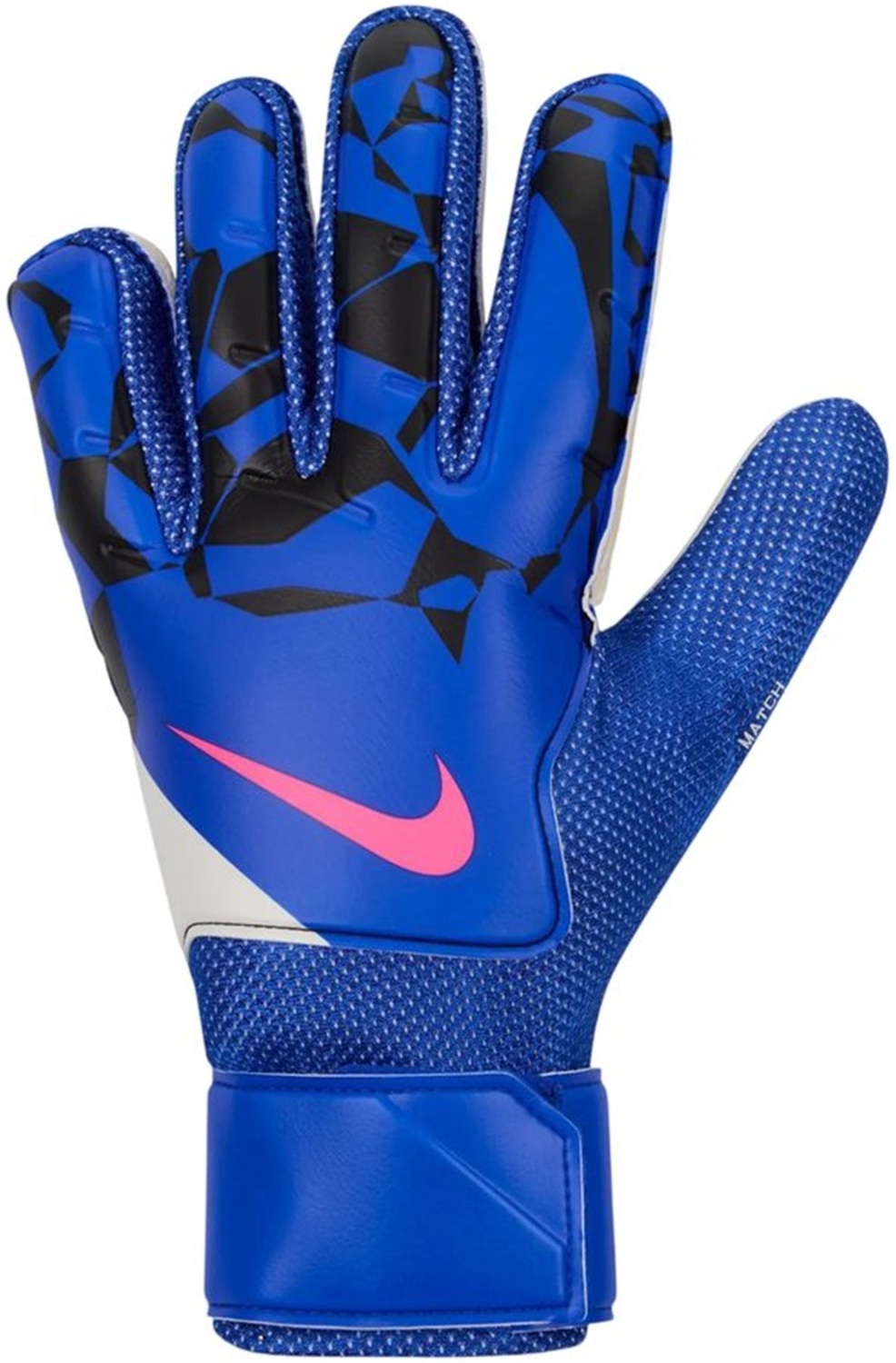 Вратарские перчатки Nike NK GK MATCH JR-HO24 голубой, розовый Дет 6 (17,6 см)