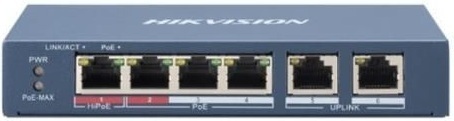 Комутатор Hikvision DS-3E0106HP-E фото1