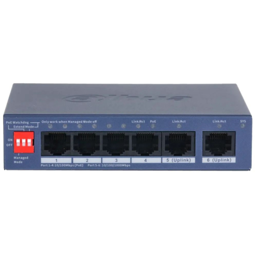 Коммутатор Dahua DH-CS4006-4ET2GT-36 PoE