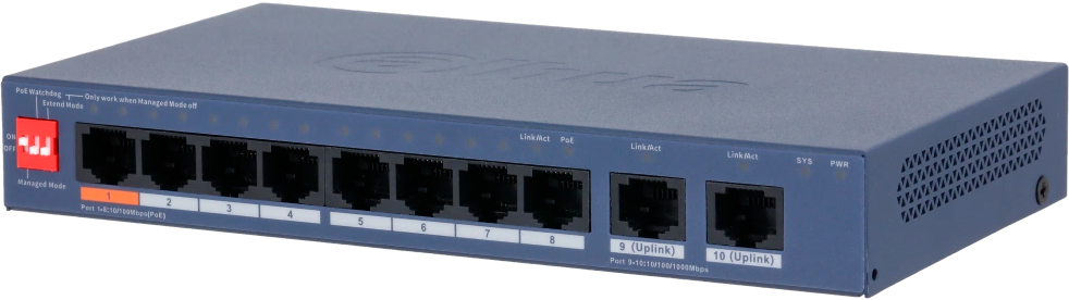 Коммутатор Dahua DH-CS4010-8ET2GT-60 фото1