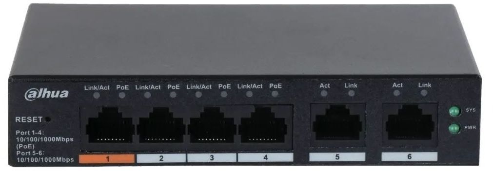 Комутатор Dahua DH-CS4006-4GT-60 фото1