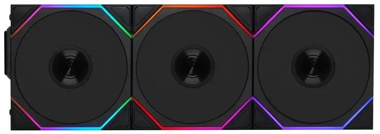 Вентилятор для корпуса Lian Li Uni Fan TL Wireless 120-3 Black (G99.12TL1W3B.00) фото1